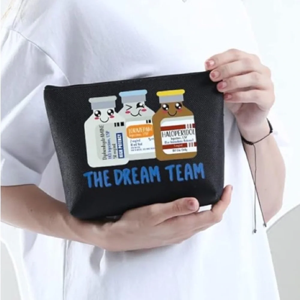 NEW Dream Team Zipper Pouch Makeup Bag